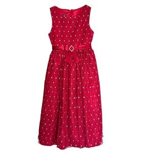 LOVE BY SPECIAL OCCASIONS • Red Diamond Crystal Dress Christmas Pictures School